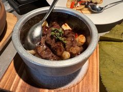 麻椒葱爆M7牛肉-木守西溪溪隐餐厅