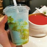 今天火锅吃撑了，超满足