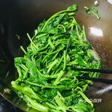 家庭菜之蒜泥空心菜，一道时令菜