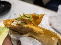 -小红车炸蛋葱油饼