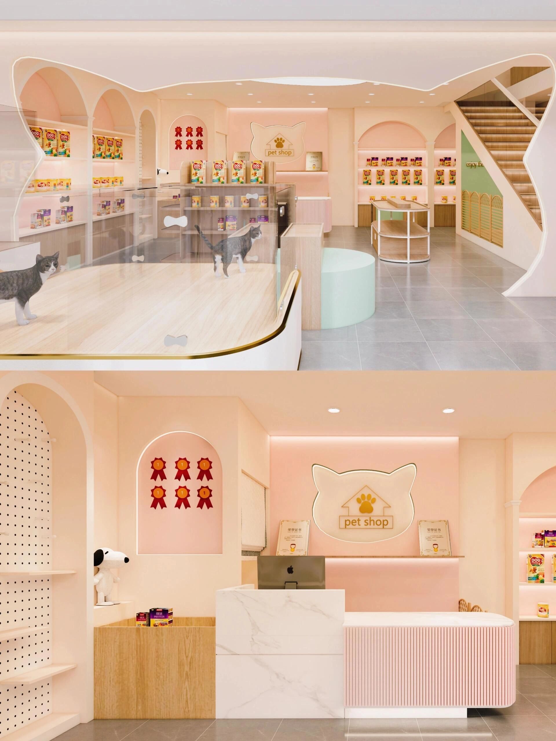 不想打工了7515宠物店这样设计一整个幸福