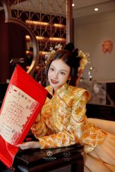 -桃子造型婚纱礼服(凤起广场店)