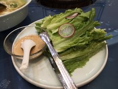 麻汁油麦菜-山东八大碗山东老字号