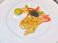 橄榄酱焗九节虾-潮隐·东园现代潮菜