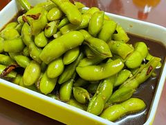 凉拌毛豆-美膳居川菜馆油焖大虾烧烤(卓刀泉店)