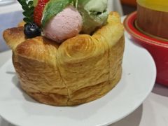 面包冰淇淋水果沙拉-大鸭梨烤鸭(甘家口店)