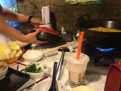 -鲜入围煮花胶鸡海鲜火锅