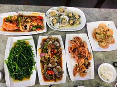 清炒空心菜-四川小胡子海鲜(丁村万人海鲜广场店)