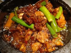 石锅杭椒牛蛙-桂满陇天书(南京德基旗舰店)
