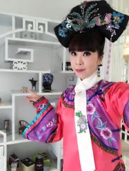 -后宫·古装汉服京剧儿童亲子全家福摄影