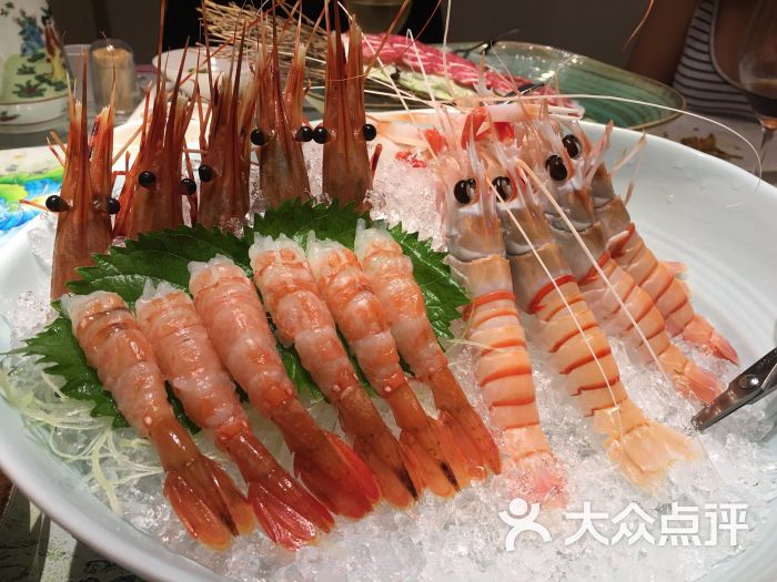 牡丹虾鳌虾刺身