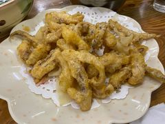咸蛋黄鱿鱼须-南记食粥坊·宵夜大排档(南桂店)