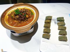 番薯杆黄牛肉-阿露佳·舌尖上的安吉菜