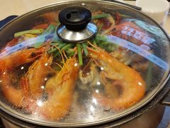 -蜀八婆鲍鱼鸡煲虾(宝安坪洲店)