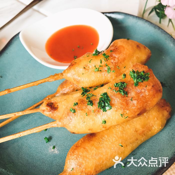 the rug cafe淡艾尔龙利鱼串图片-北京西式简餐-大众点评网