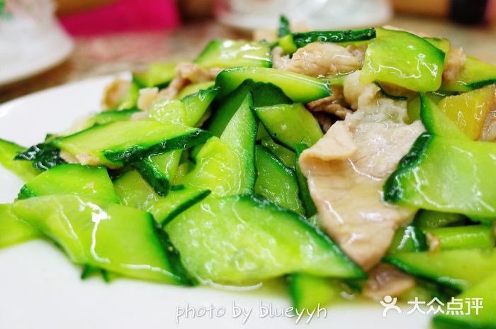 食悅川菜館(潿洲島店)青瓜炒肉片圖片