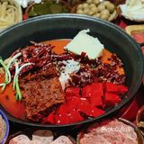 社区里的地道老火锅，手工炒料太香了‼️