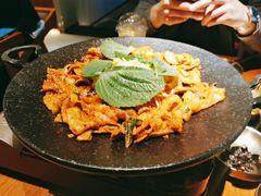 铁板章鱼五花肉-春熙台韩国料理·章鱼肥牛(西丽店)