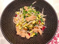 菠菜豆芽拌面筋-汉唐宴长安食府