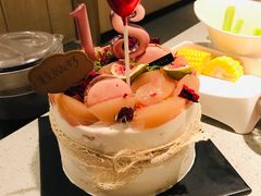 日式白桃淡奶油蛋糕-小苍兰风铃草蛋糕甜品(沈阳店)