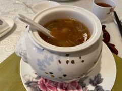 西湖莼菜鱼肚盅-浙江西子宾馆·牡丹厅