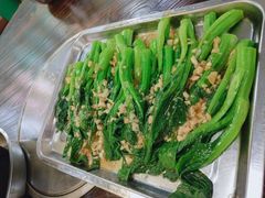 白灼宁夏菜心-番禺大岗仙庙烧鸡(芳村店)