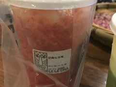 奶酪红草莓-LELECHA乐乐茶(上海五角场万达广场店)