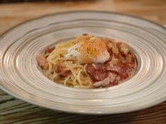 忌廉汁培根意大利扁面配水波蛋-Cyclus Craft Kitchen薩克思手工厨房