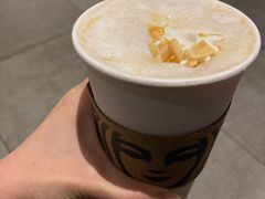 烤巴旦木牛乳拿铁-星巴克(远洋店)