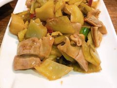 咸菜炒猪肚尖-熠盛粤味·顺德桑拿鸡(永康路店)