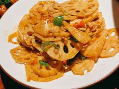 辣炒藕片-绿茶餐厅(蓝色港湾店)