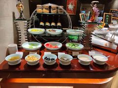 自助调料区-君来湖滨饭店·玫瑰园