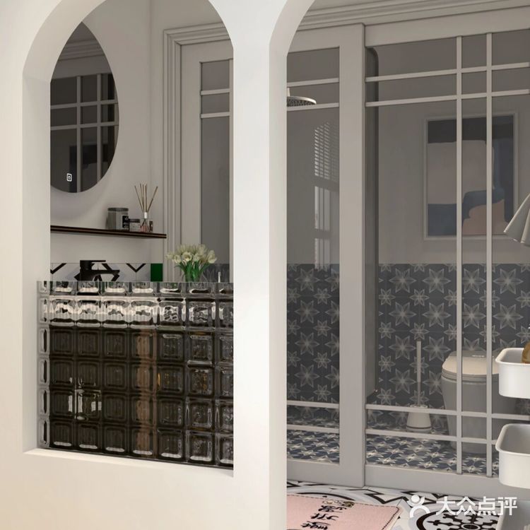 玻璃砖搭配双拱门💫智能马桶如何避雷