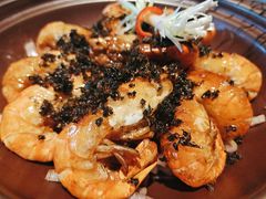 石锅梅菜罗氏虾-大拙里·精致融合菜(沙湖桃源国际店)