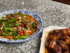 小炒黄牛肉-天台徐家小吃