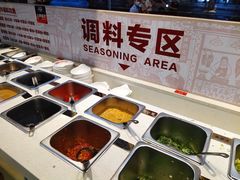 自助调料区-幸运牛汕头小黄牛牛肉火锅(梅林店)