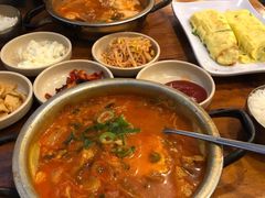 泡菜豆腐锅-金北顺大锅家(신사본점)