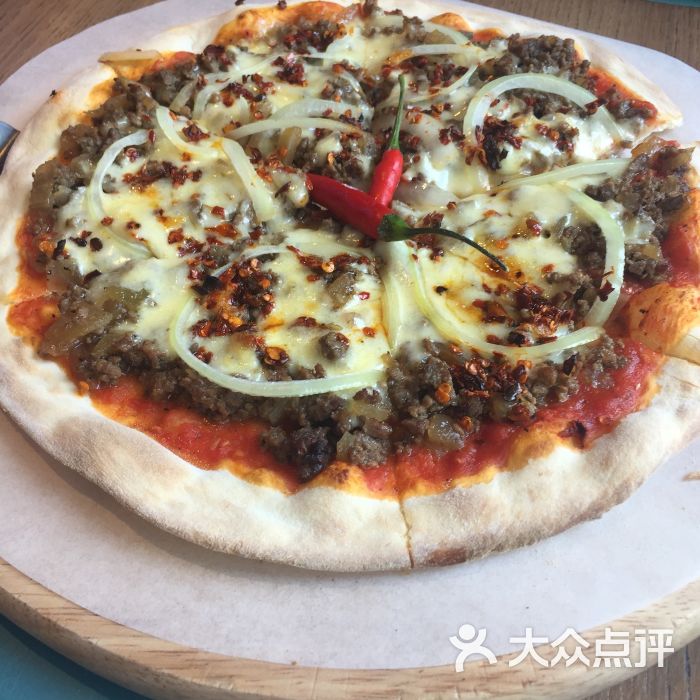 amore pizza(柏威年店)火辣牛肉披萨图片 - 第12张