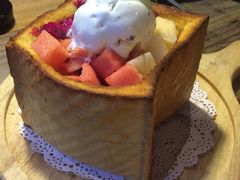 冰淇淋鲜果吐司-院子餐厅·大锅菜·老杭帮(桥西直街店)