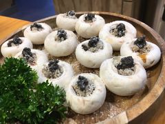 烤口蘑-草家酱蟹炭火烤肉店(珲春南路一店)