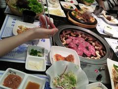 极品牛上脑边烧烤-青松馆韩国料理(香港中路佳世客店)