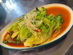 白灼罗马生菜-小城外婆肴私房菜.家宴聚集点(圆明园颐和园·清河上地店)
