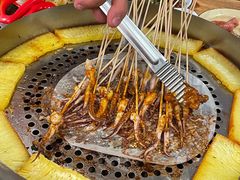-陈叉子钢盆烤肉(中原万达店)