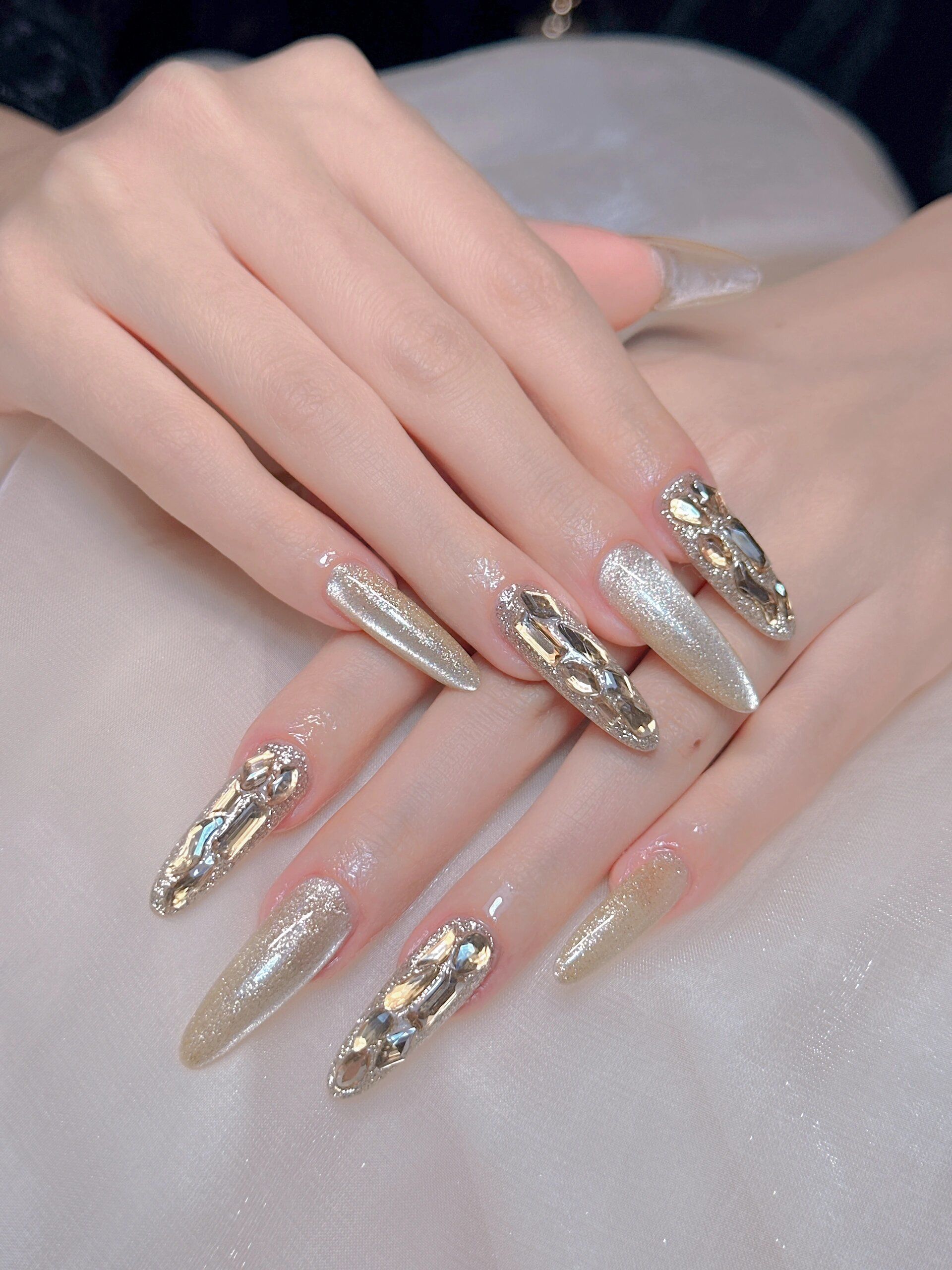 富家千金新年日式美甲