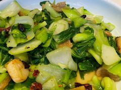 油渣炒四季青菜-望湘园·洞庭渔宴(永旺店)