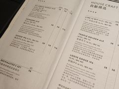 菜单-Goose Island Brewhouse鹅岛精酿啤酒餐厅