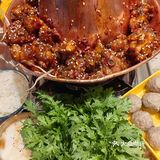 终于吃到火锅鸡了！