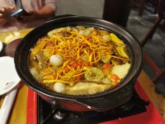 野生菌腊排骨锅-尽善百年古院餐厅(王家老宅店)