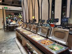 自助取餐区-环球约客烤涮自助(铜锣湾店)