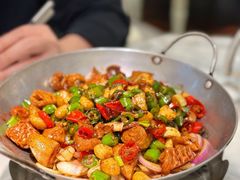 干锅肥肠鸡-城南往事·鲁菜·烤鸭(世茂宽厚里·大明湖店)
